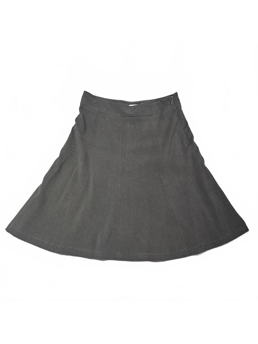 Covington Women's Size 8 Black Stretch A-Line Skirt Knee Length Stylish